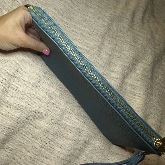 - Vegan Leather Wristlet - Picture 7 of 12